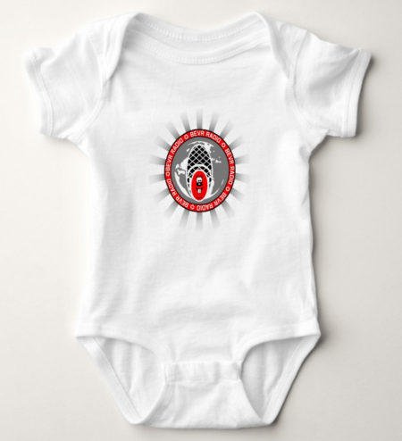 bevr rocks baby onsie